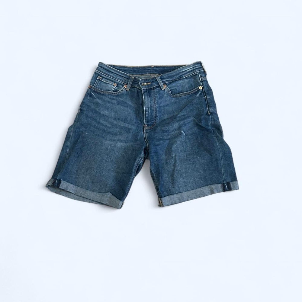 Classic Blue Denim Women's Shorts